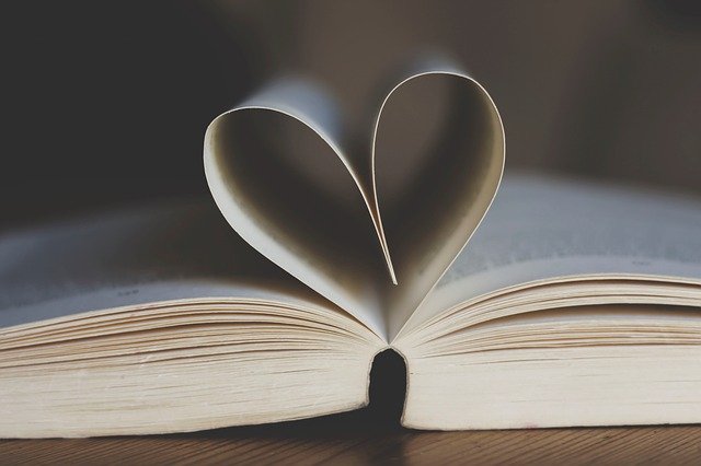 Book Open Book Pages Heart Shape  - un-perfekt / Pixabay