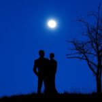 Couple Moon Silhouette Full Moon  - rauschenberger / Pixabay