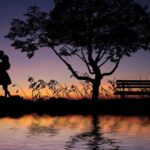 Couple Sunset Silhouettes Tree  - Tumisu / Pixabay