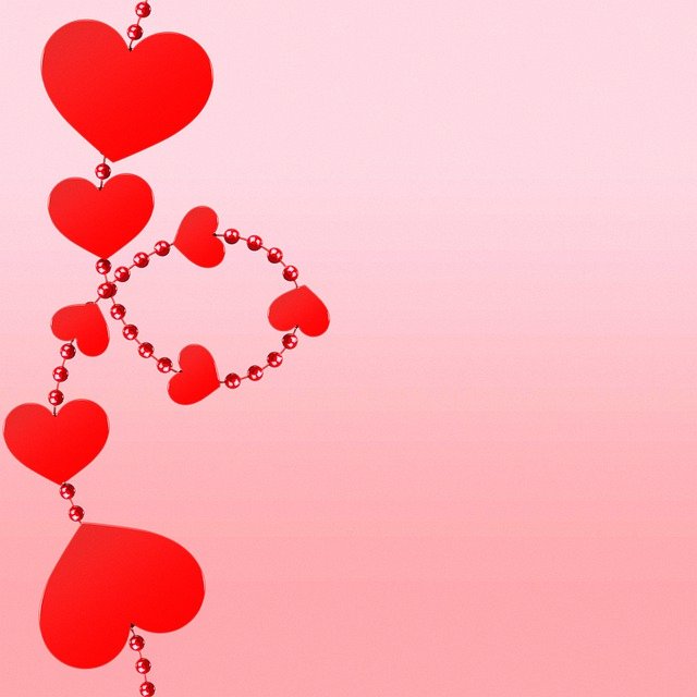 Hearts Pattern Greeting Romantic  - AnnaliseArt / Pixabay
