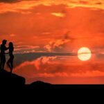 Sunrise Couple Silhouette Sunset  - mskathrynne / Pixabay
